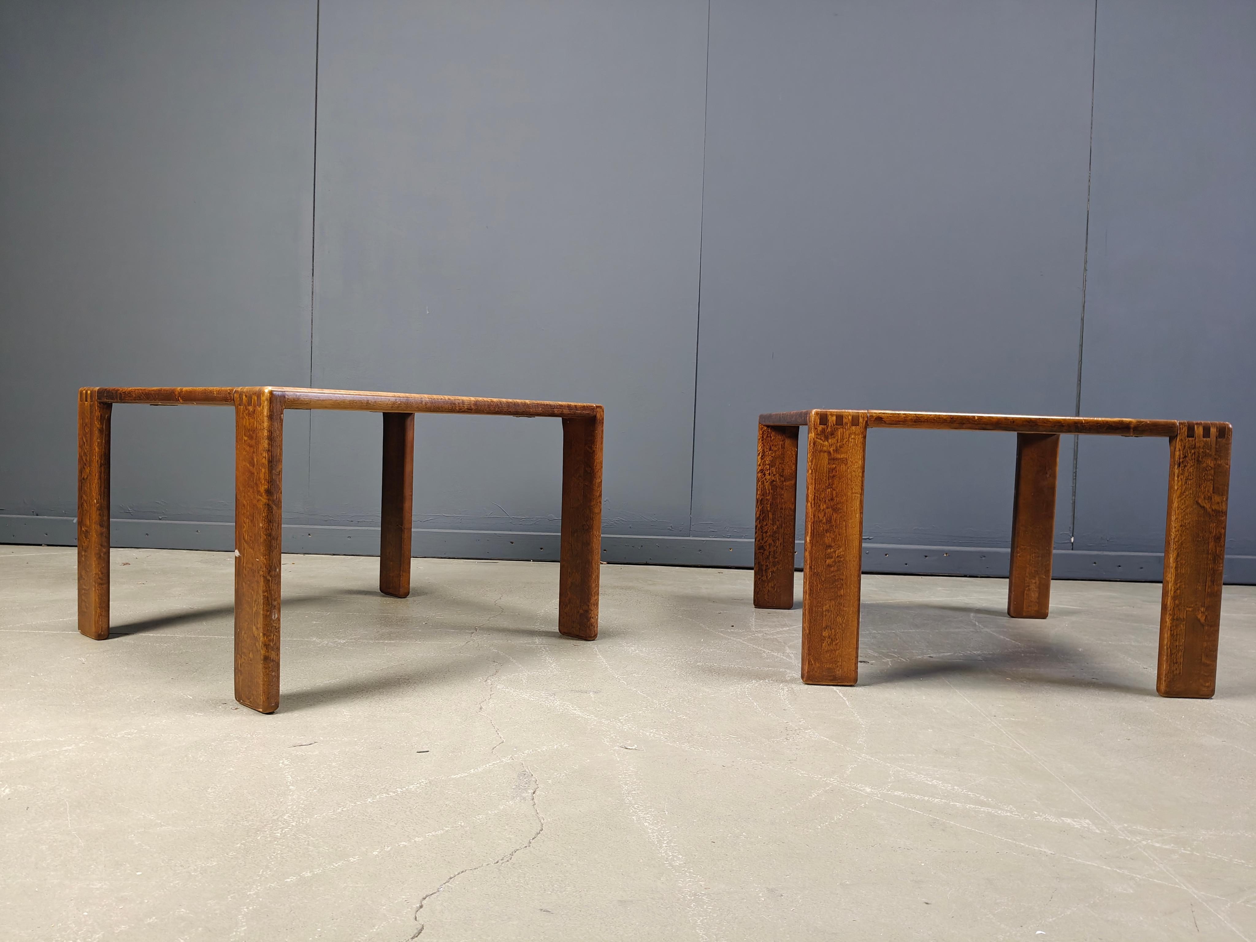 Paire de tables basses Bonanza par Asko, Finlande, années 1960 en vente 6