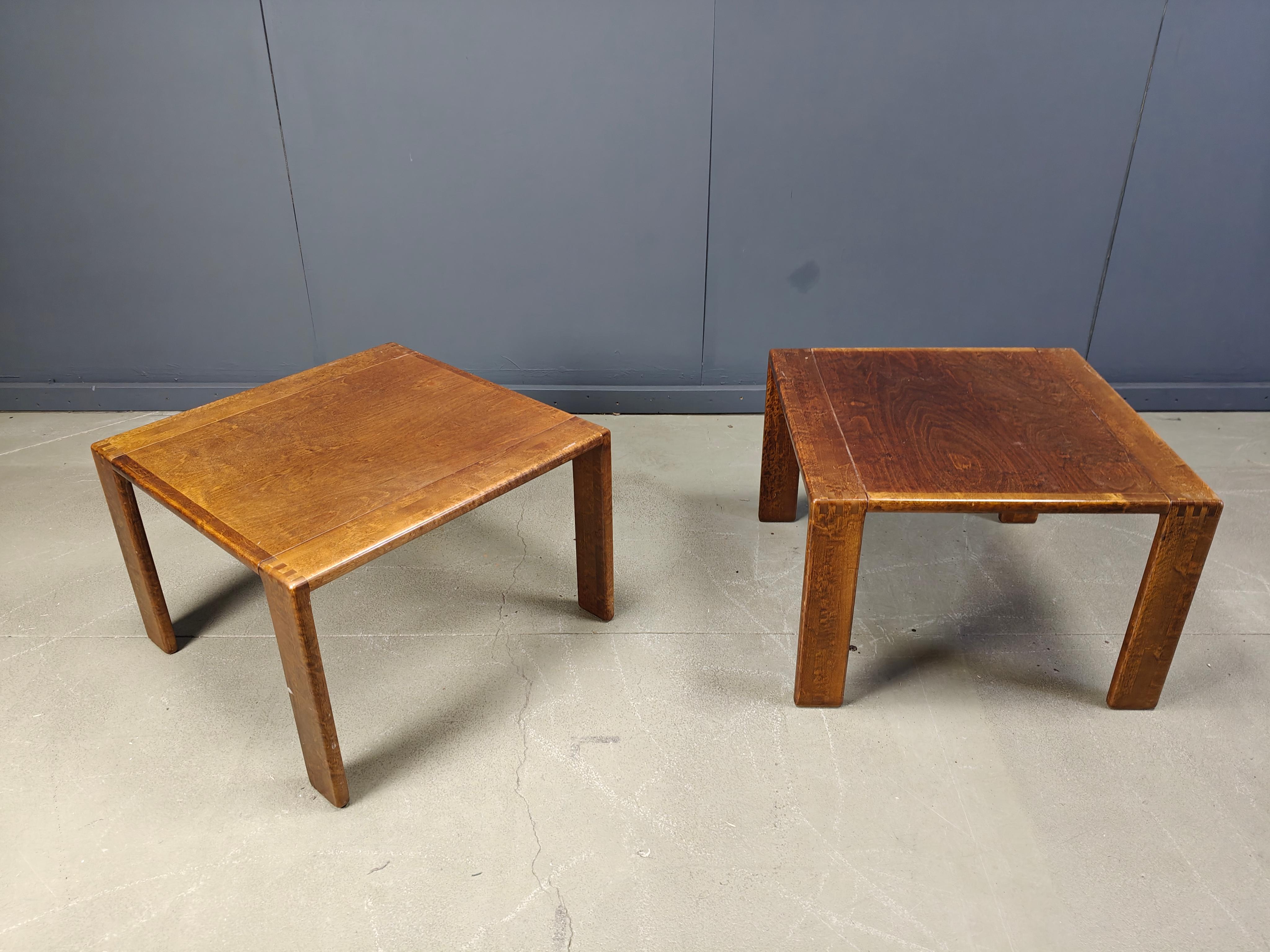 Paire de tables basses Bonanza par Asko, Finlande, années 1960 en vente 8