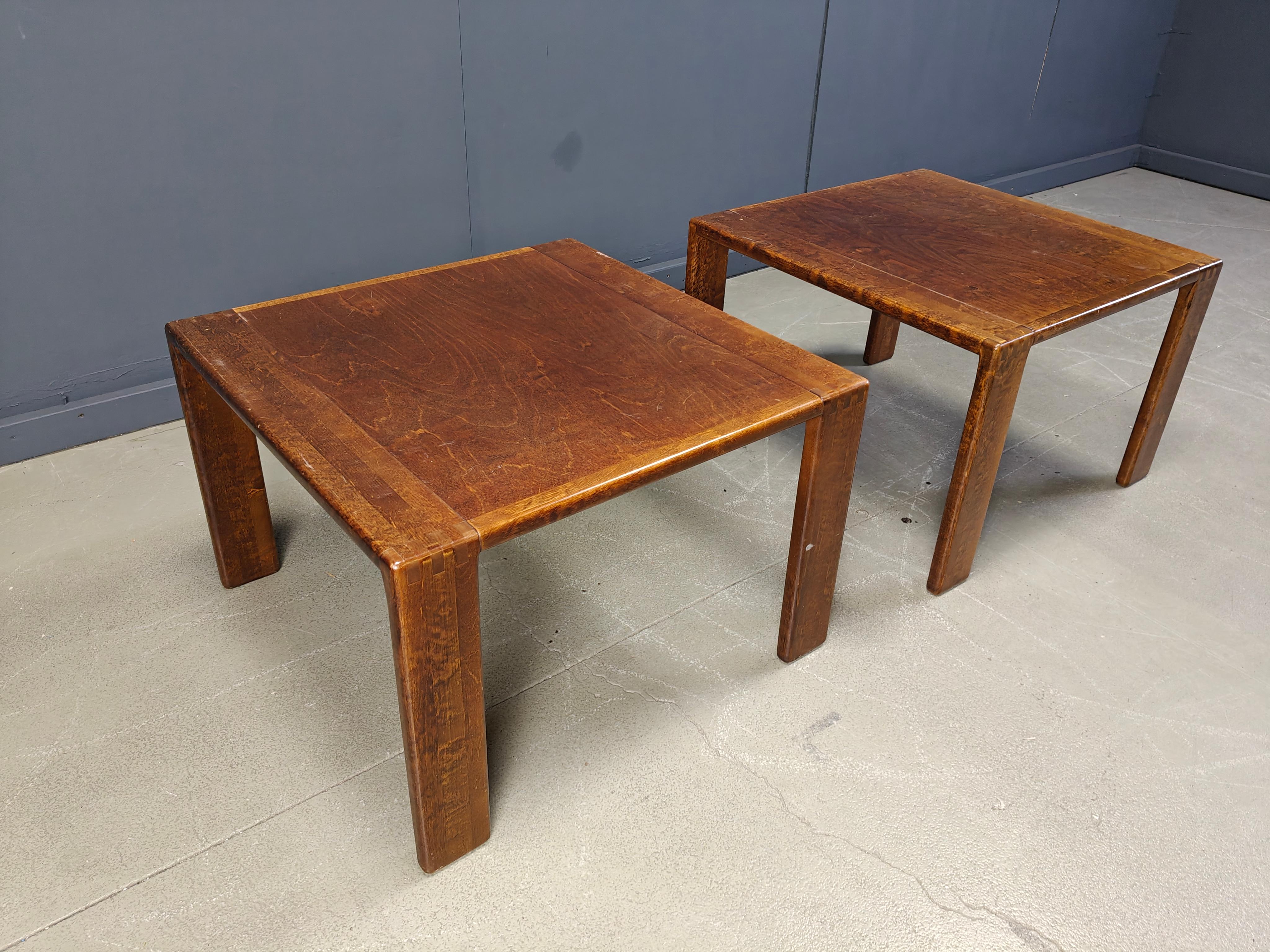 Finlandais Paire de tables basses Bonanza par Asko, Finlande, années 1960 en vente