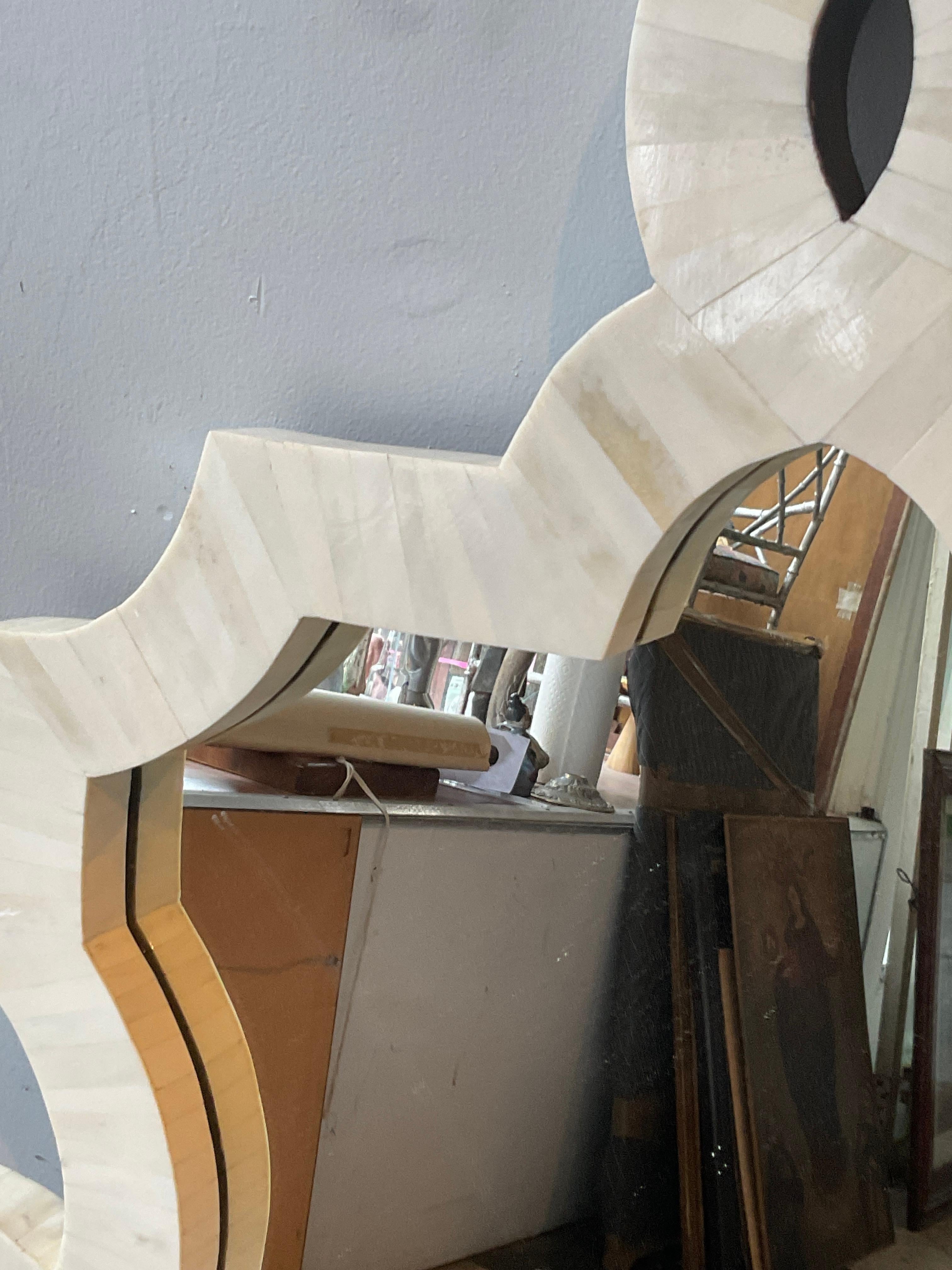 Pair Of Bone Mirrors For Sale 5