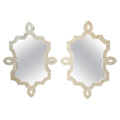 Pair Of Bone Mirrors