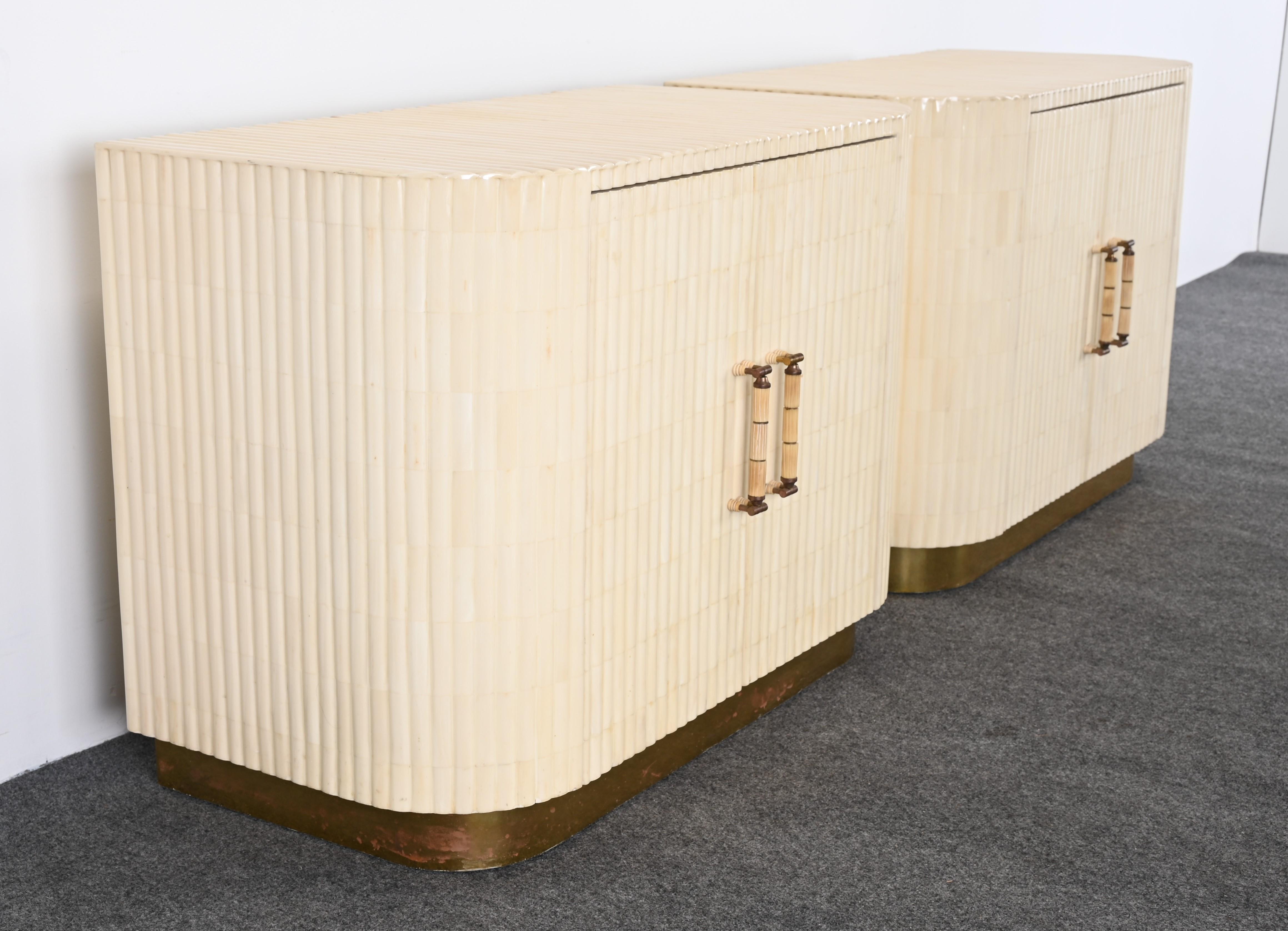 Pair of Bone Night Stands by Enrique Garcel, 1980s 9