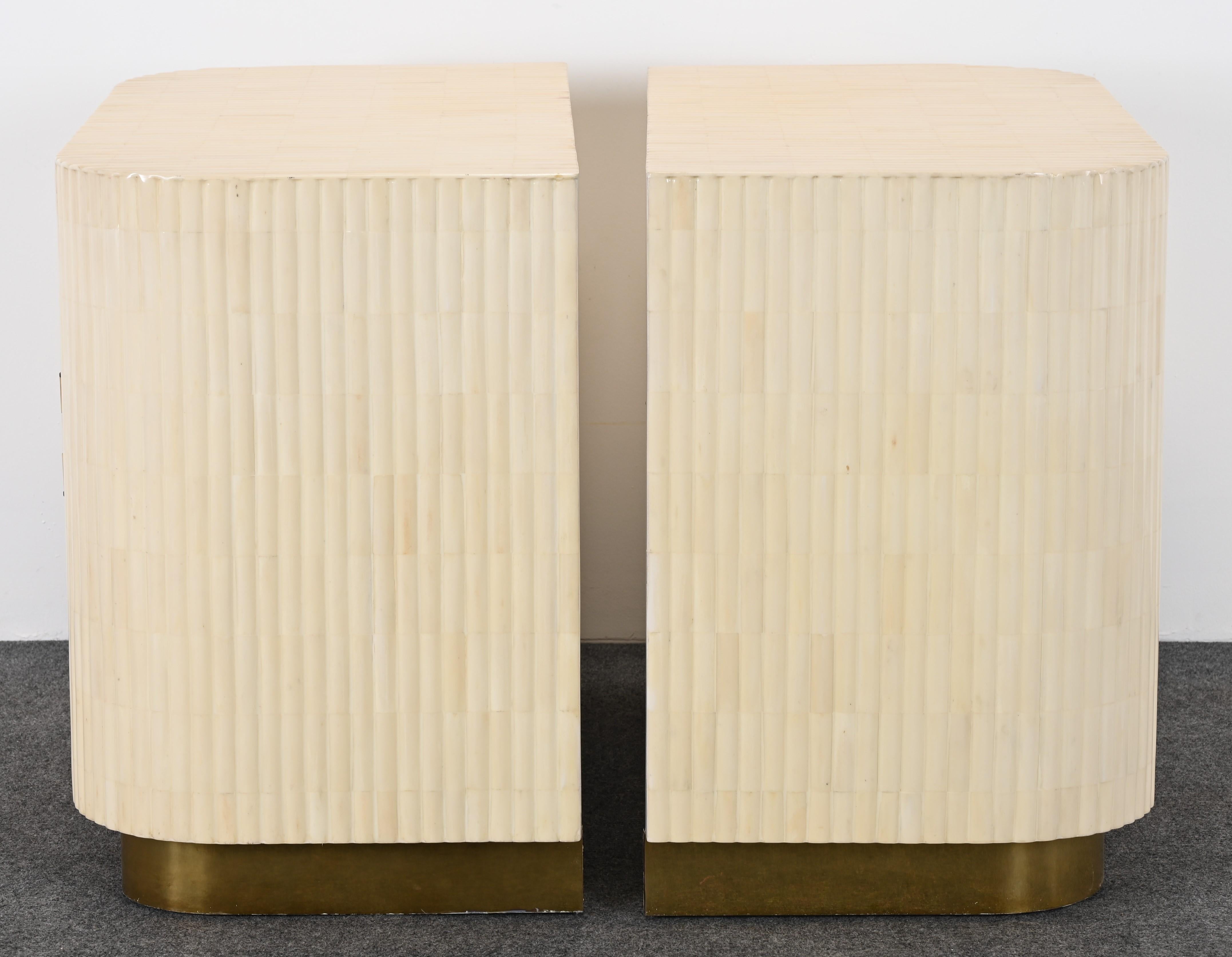 Pair of Bone Night Stands by Enrique Garcel, 1980s 12