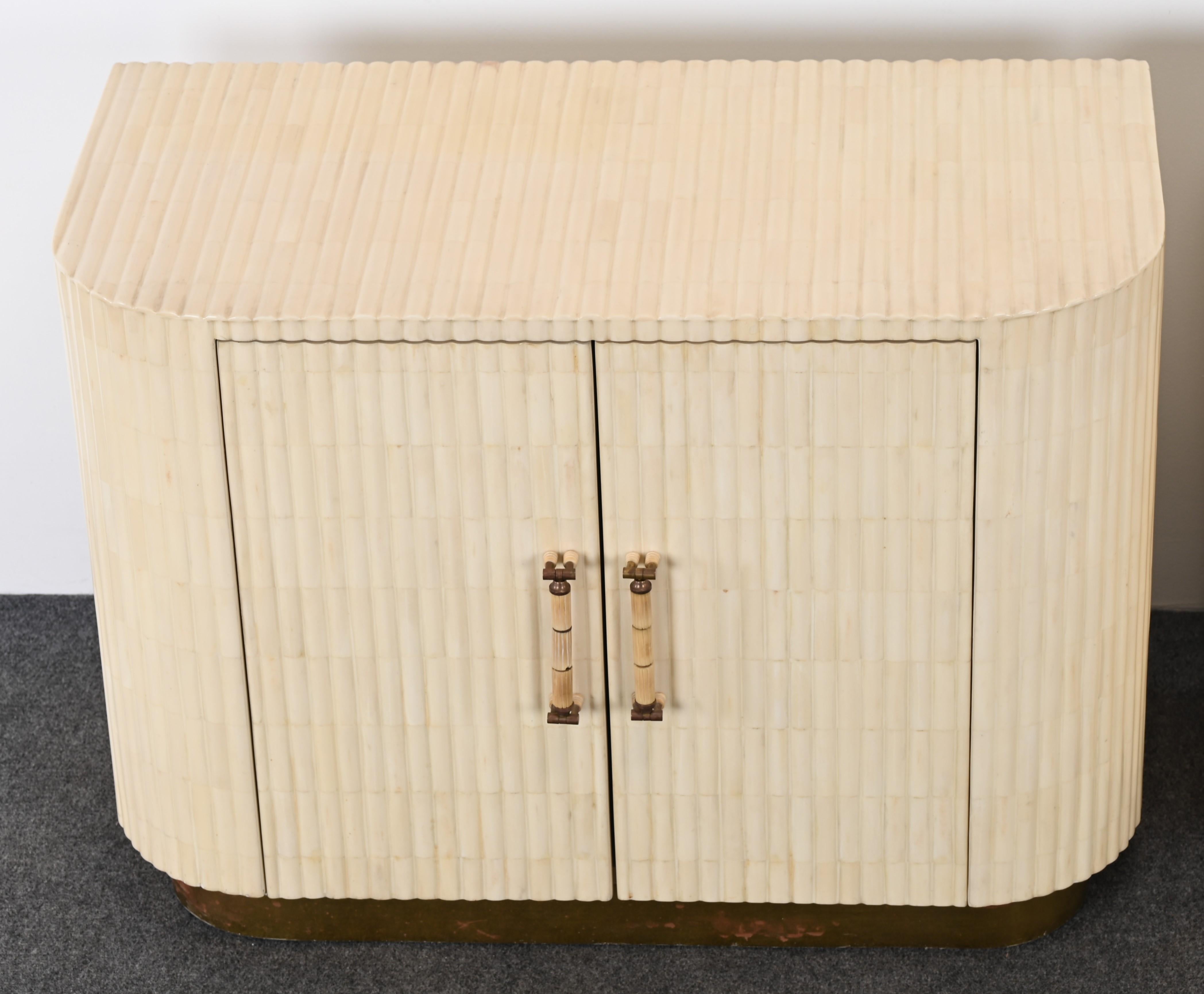 Pair of Bone Night Stands by Enrique Garcel, 1980s In Good Condition In Hamburg, PA