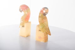 Pair of Book Saws Depicting Parrots, Portugal