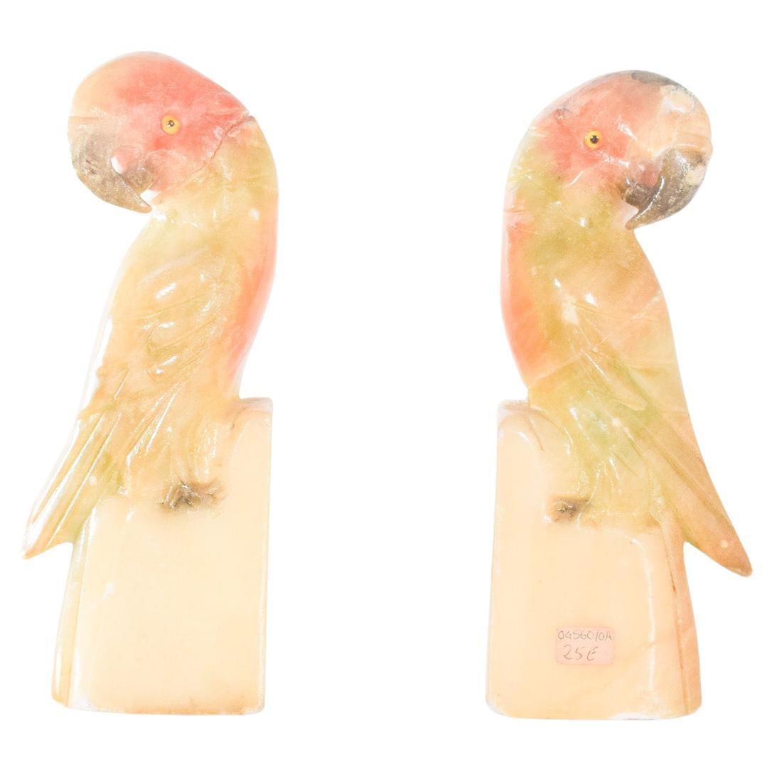 Pair of Book Saws Depicting Parrots, Portugal