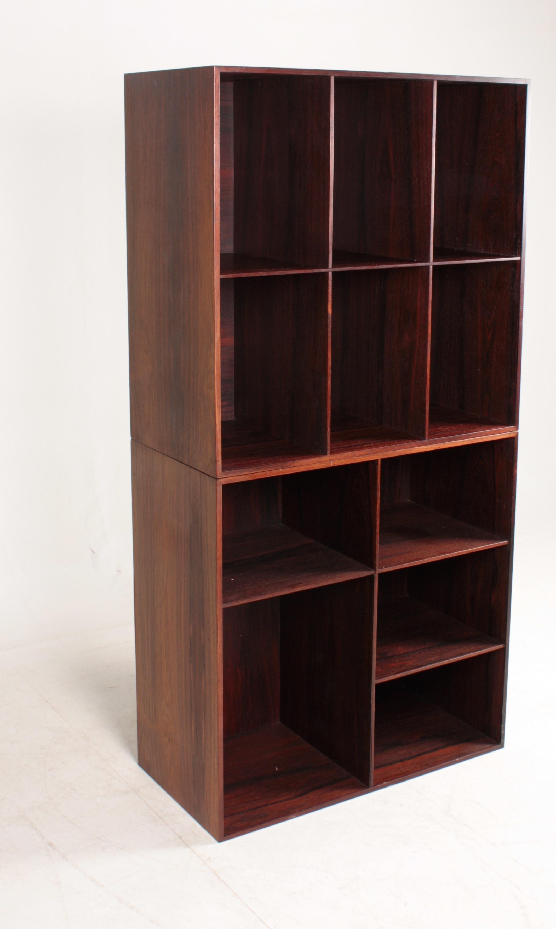 Pair of Bookcases in Rosewood by Mogens Koch, Danish Design, Mid-Century, 1950s For Sale 4