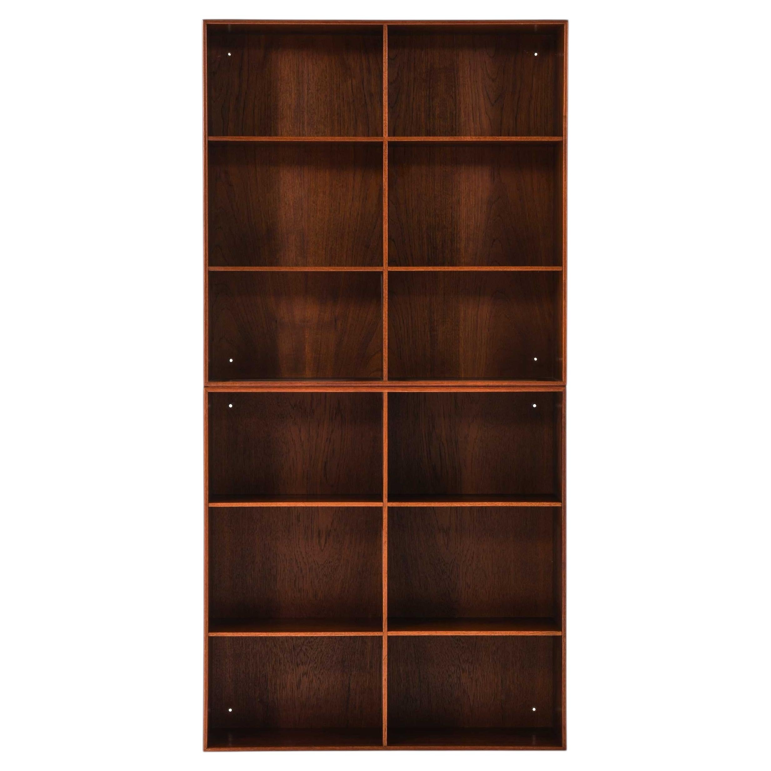 Pair of Bookcases in Teak by Mogens Koch, 1950s
