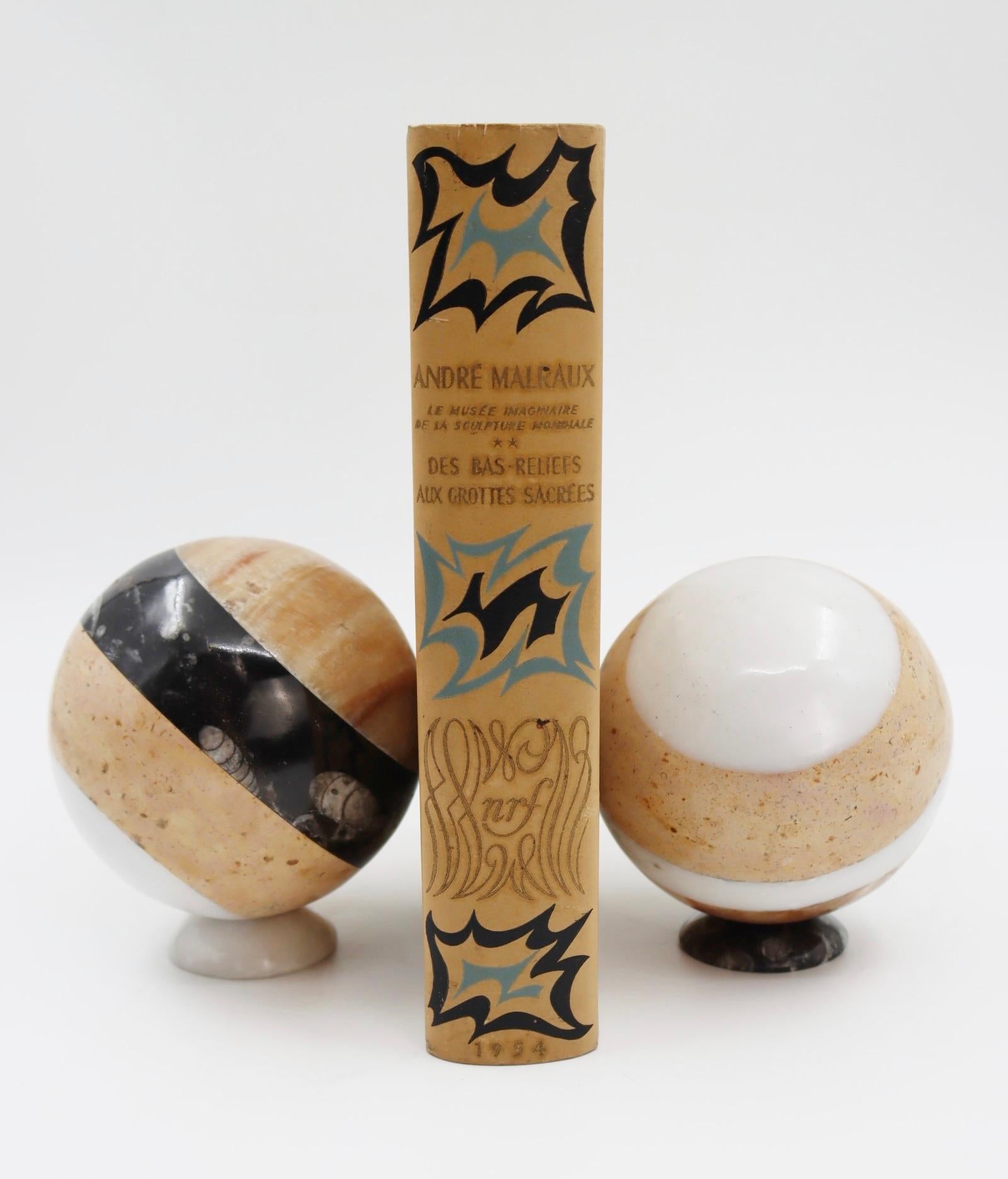 Pair of Bookends Balls, 20th Century In Good Condition For Sale In Saint-Ouen, FR
