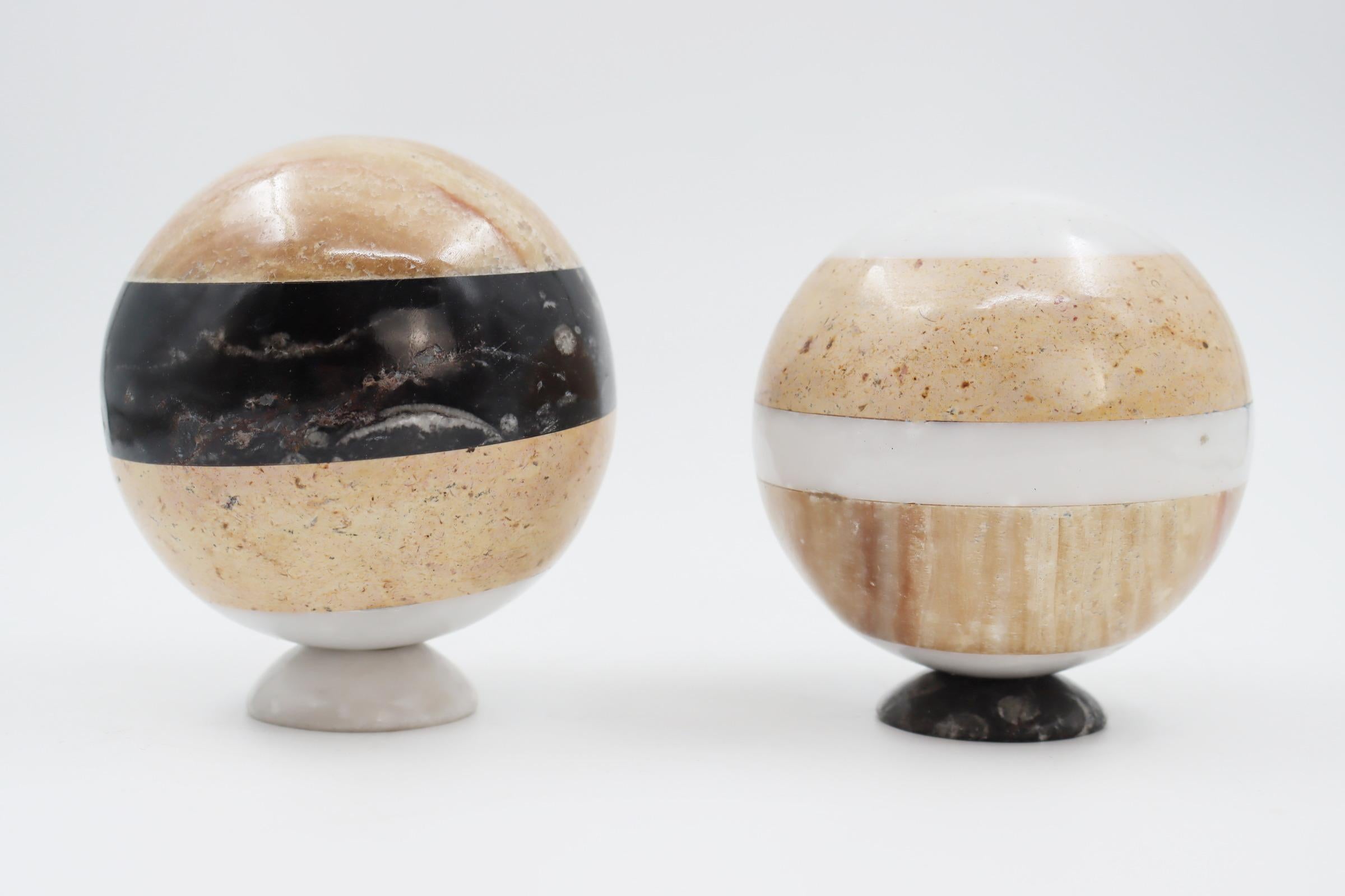 Pair of Bookends Balls, 20th Century For Sale 1