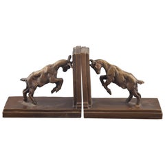 Pair of Bookends, Bronze, 20th Century, after French Models