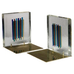 Pair of Bookends by Venini, Italy, 1960s
