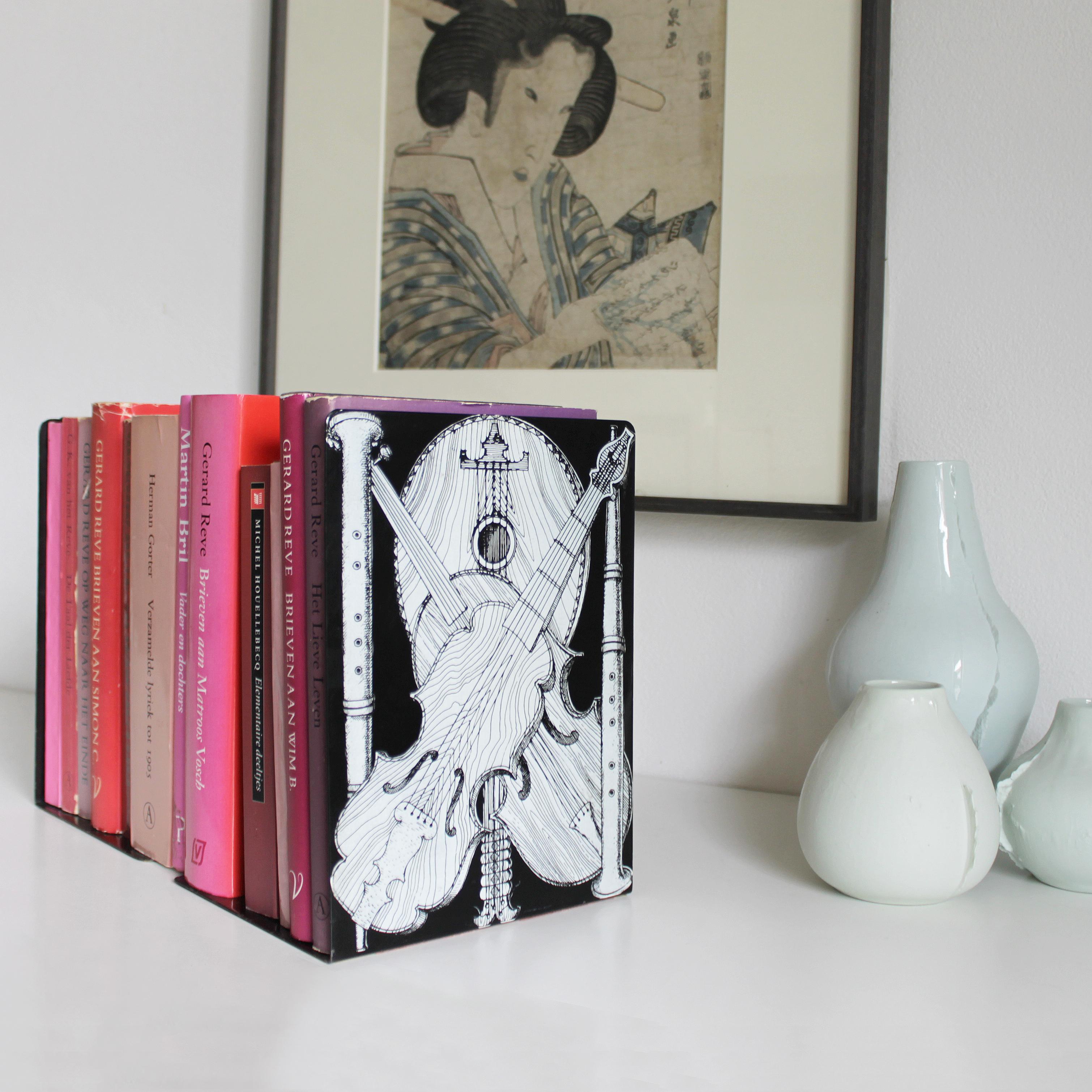 Pair of Bookends 'Strumenti Musicali' by Piero Fornasetti, 1950-1960 For Sale 10