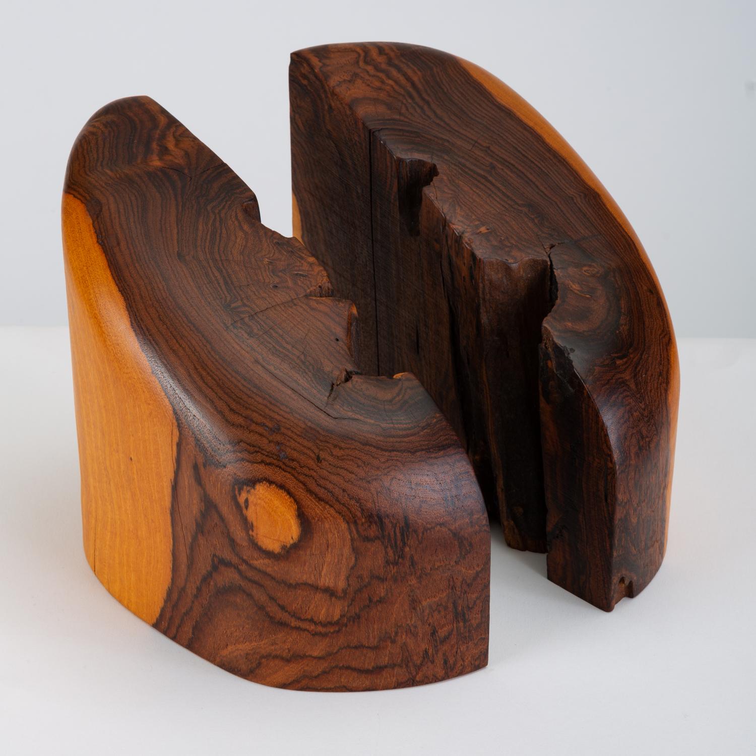 Mexican Pair of Bookends with Sapwood Figuring by Don Shoemaker for Señal