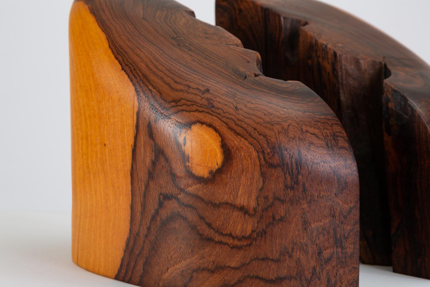 Pair of Bookends with Sapwood Figuring by Don Shoemaker for Señal 2