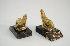 Pair of Bookens Seal Figure 'Art Deco'