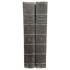 Pair of Books of Universal History by Jean de Muller 19th Century France 