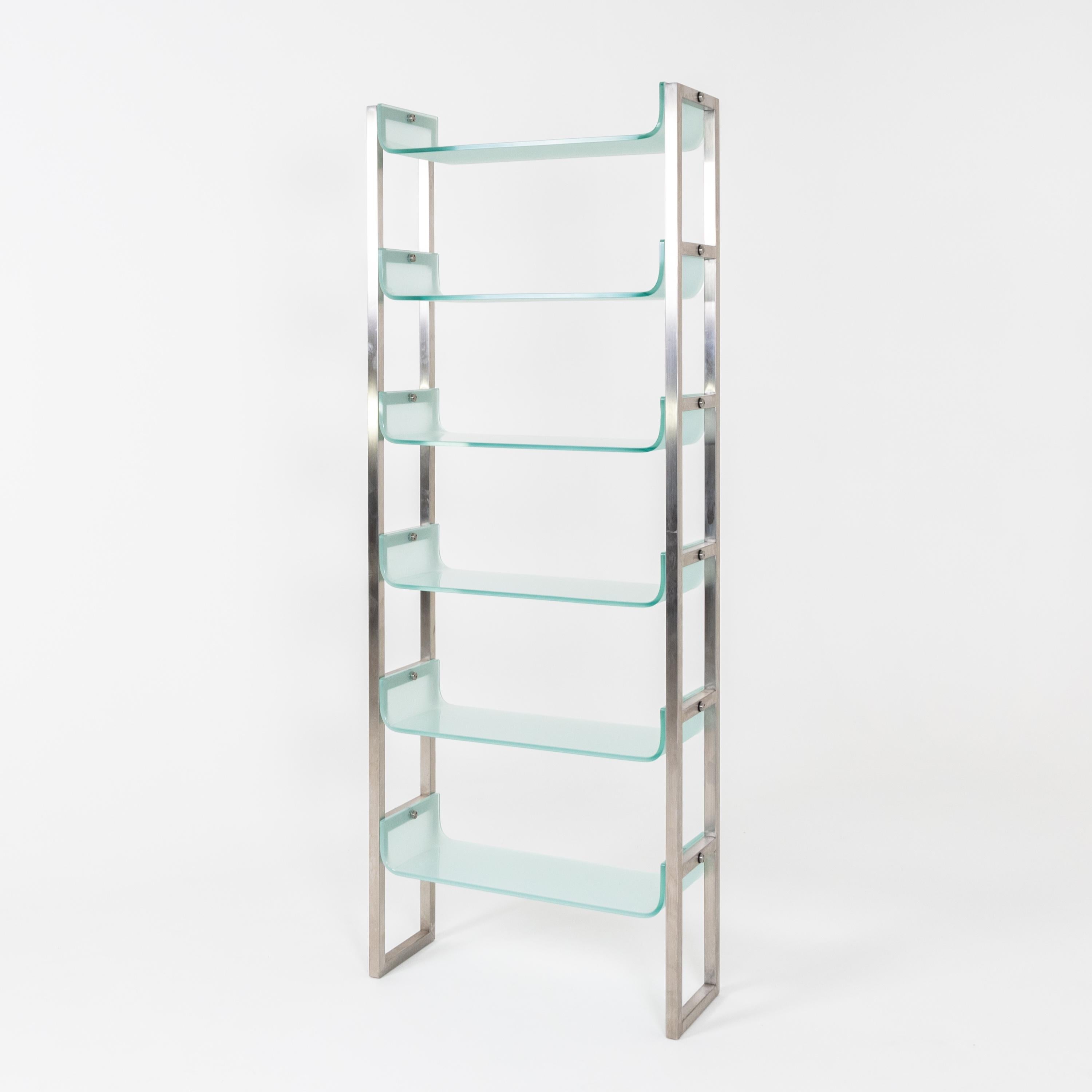 Modern Pair of Bookshelves, Probably Italy, Late 20th Century For Sale