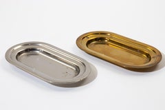 Pair of Borås Metal Trays, 1970s
