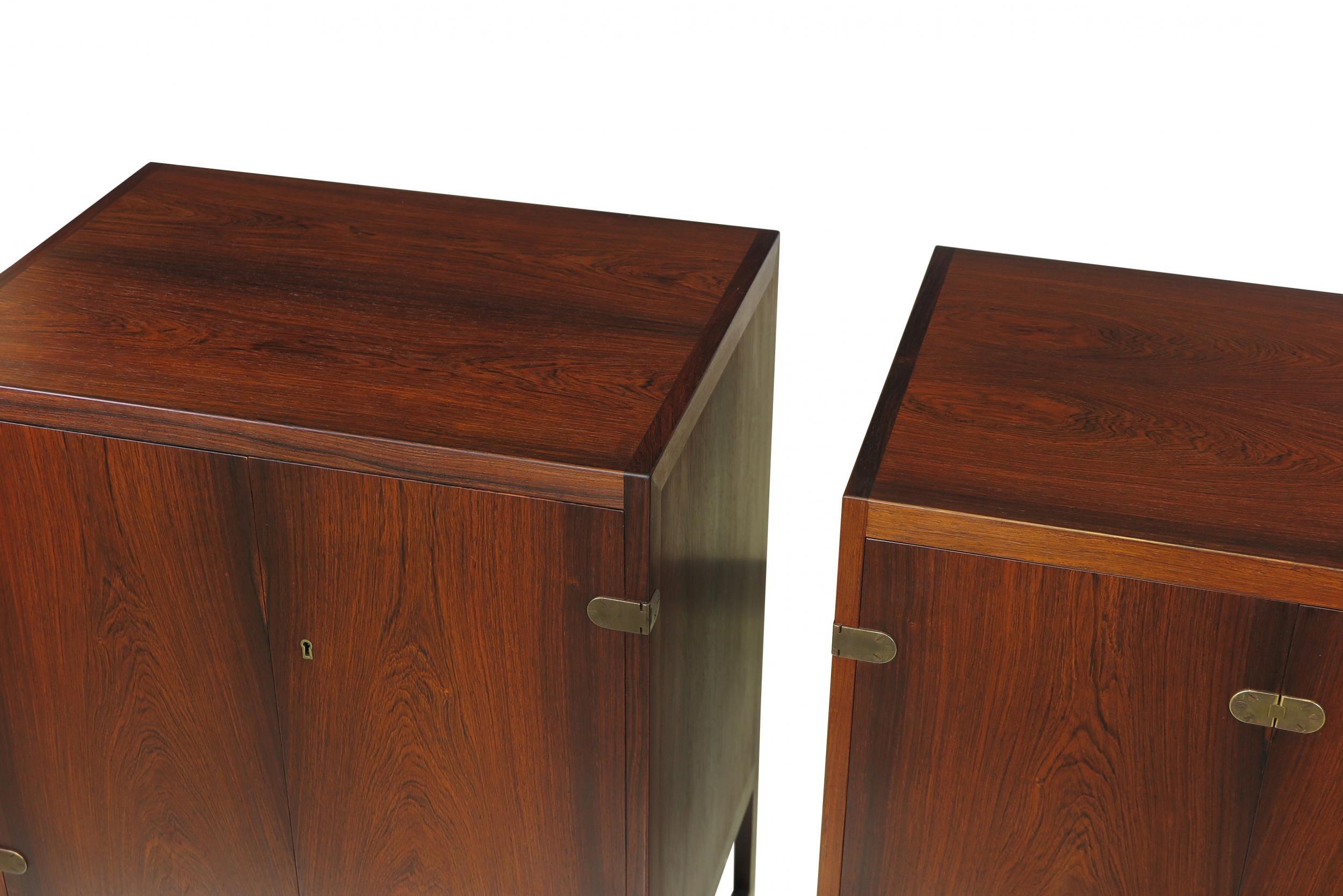 Oiled Pair of Borge Mogensen Rosewood Cabinets Model BM 57