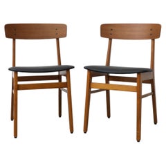 Pair of Borge Mogensen Style Danish Chairs