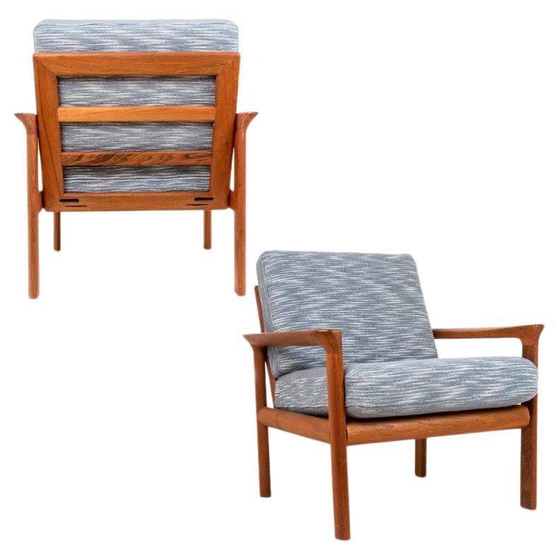 Pair of Borneo Komfort Chair Designed by Sven Ellekaer, 1960s