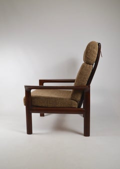 Pareja de tumbonas "Borneo" de Sven Ellekaer para Komfort, Teca, Dinamarca, años 60