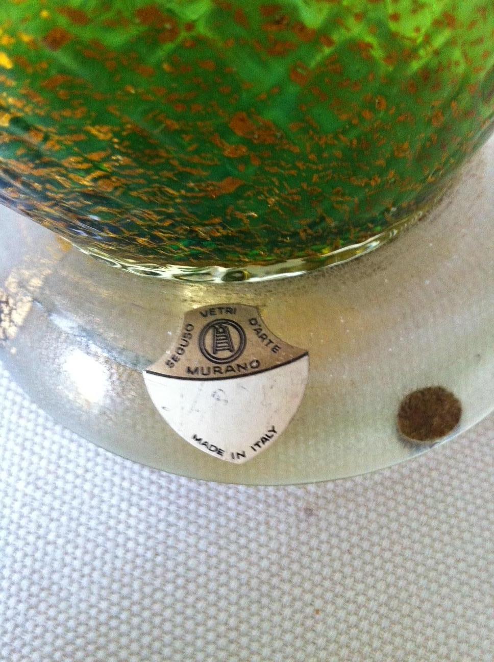 Mid-20th Century Pair of Bottles with Murano Glass Stopper production 