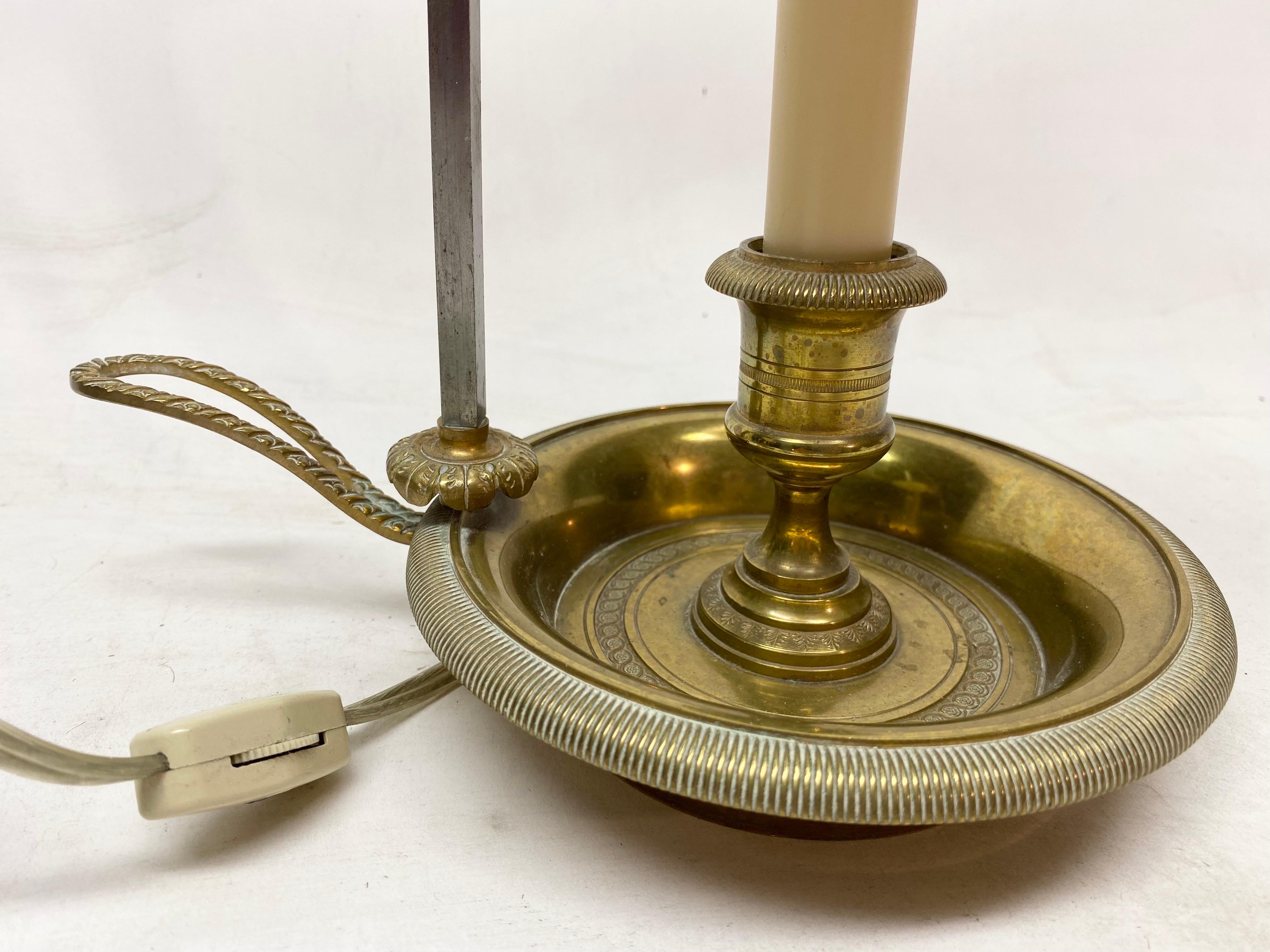 Laiton Paire de lampes bouillotte en vente