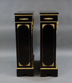 Pair of Boulle Pier Cabinets