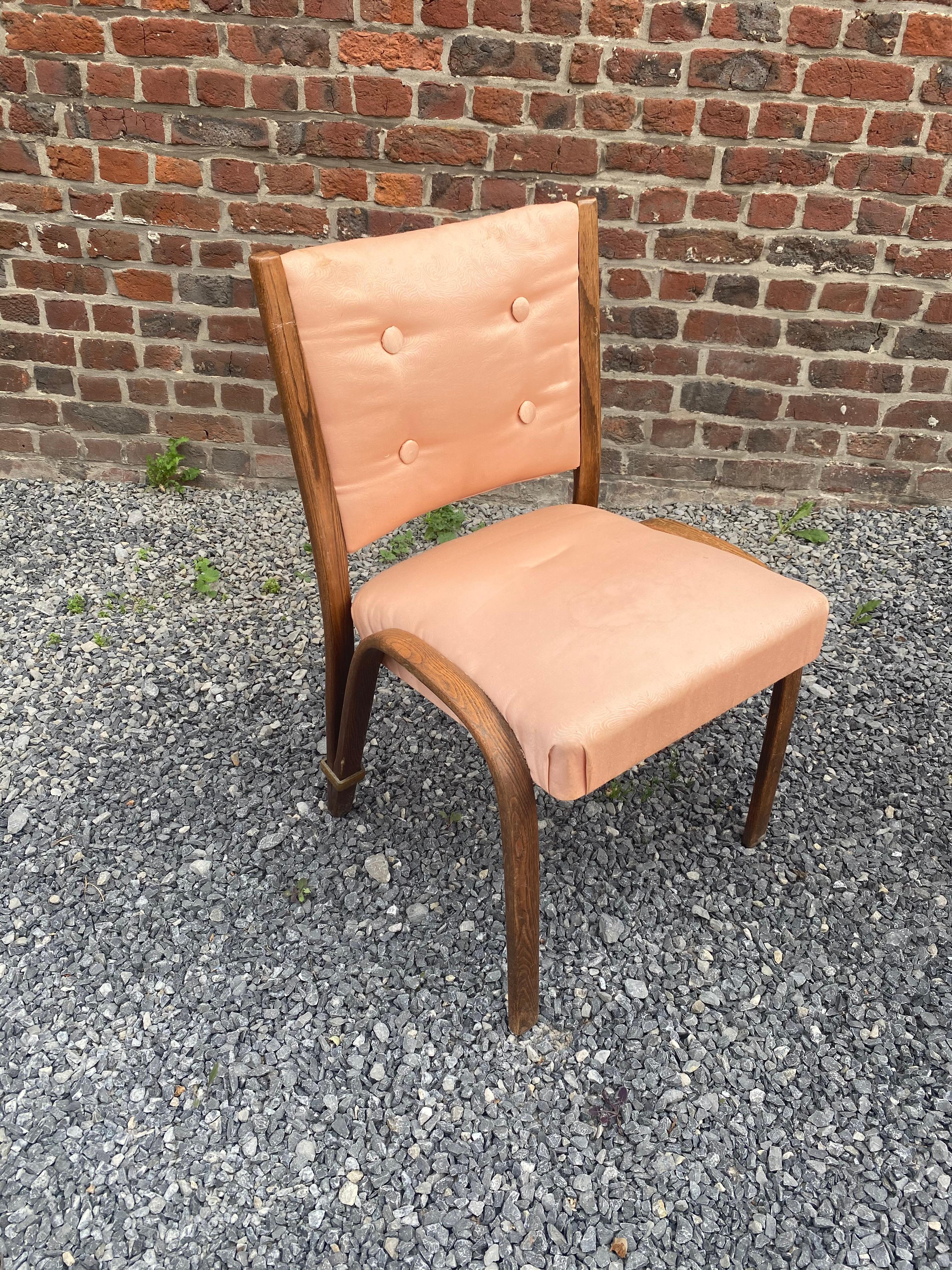 Mid-Century Modern Paire de chaises de la série 