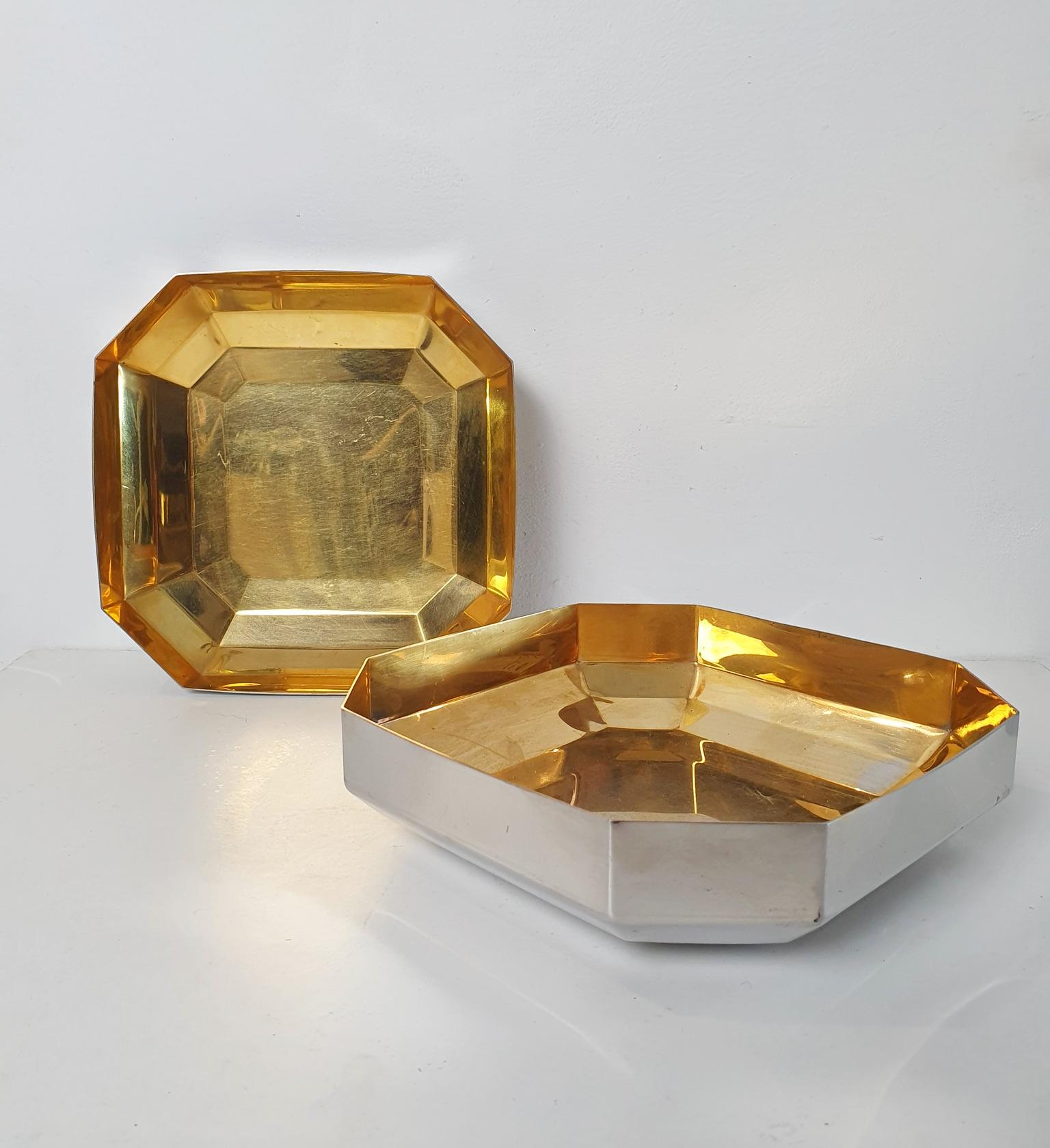 Brass Pair of Bowls  by Gottinghen, 1970s For Sale