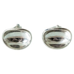 Pair of "Bowls" Earrings by Sigurd Persson, Sweden, 1950s