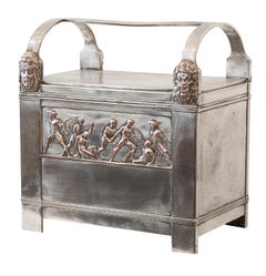 Ein Paar Schachteln, Deutschland, Jugendstil, Freiheit, 1890, Schild: WMF