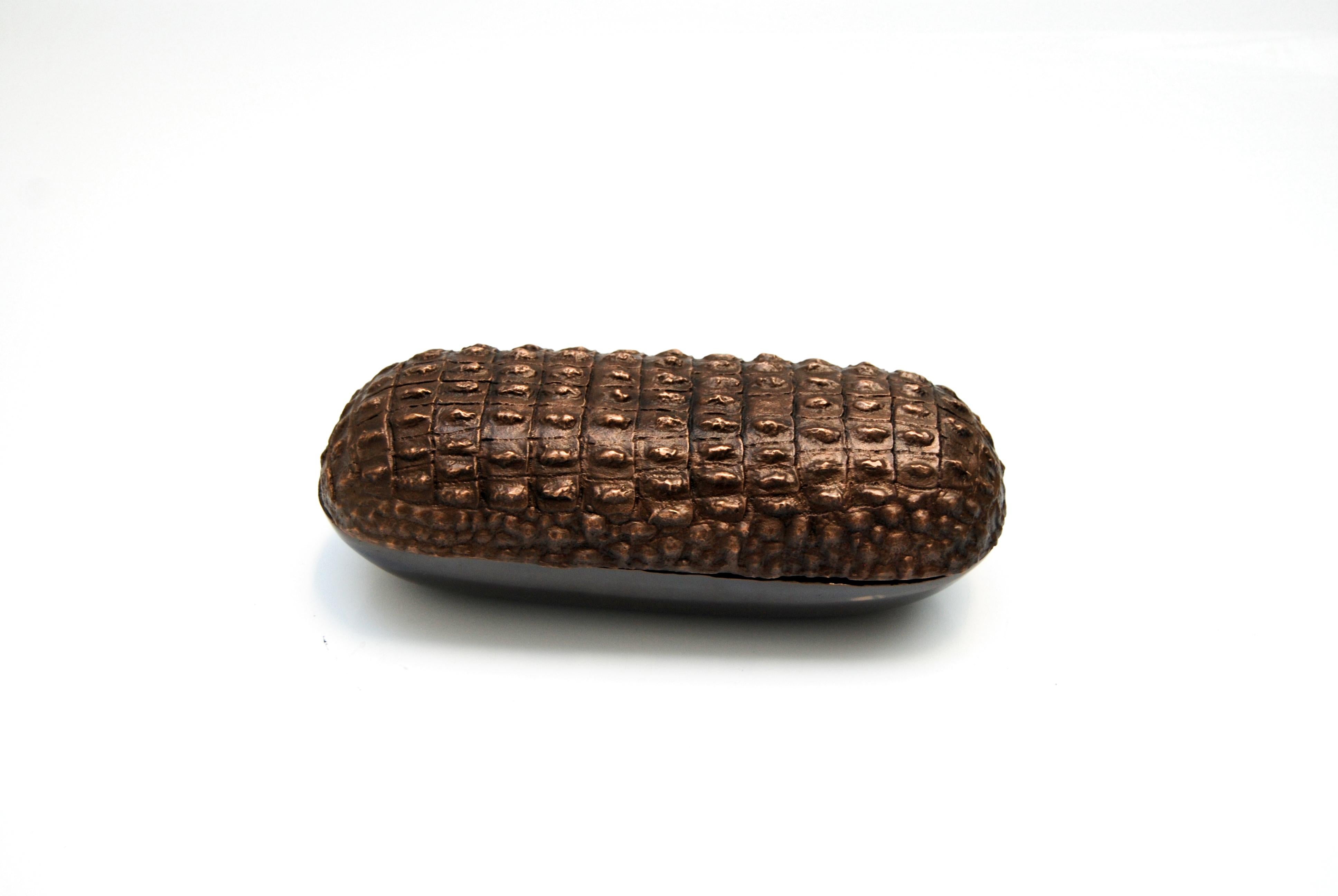 Ein Paar Schachteln, Aschenbecher aus dunkler Bronze von Fakasaka Design (Brasilianisch) im Angebot