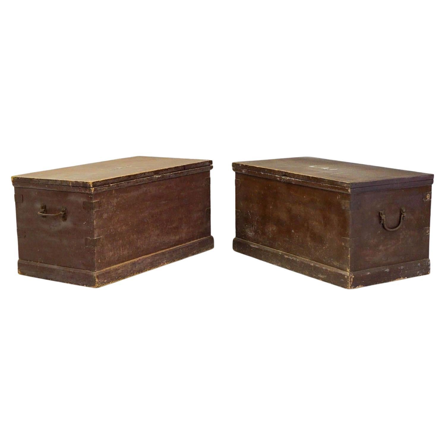 Pair of Boxes For Sale
