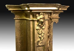 Pair of Brackets in Carved and Gilded Wood, Rococo, 18th Century