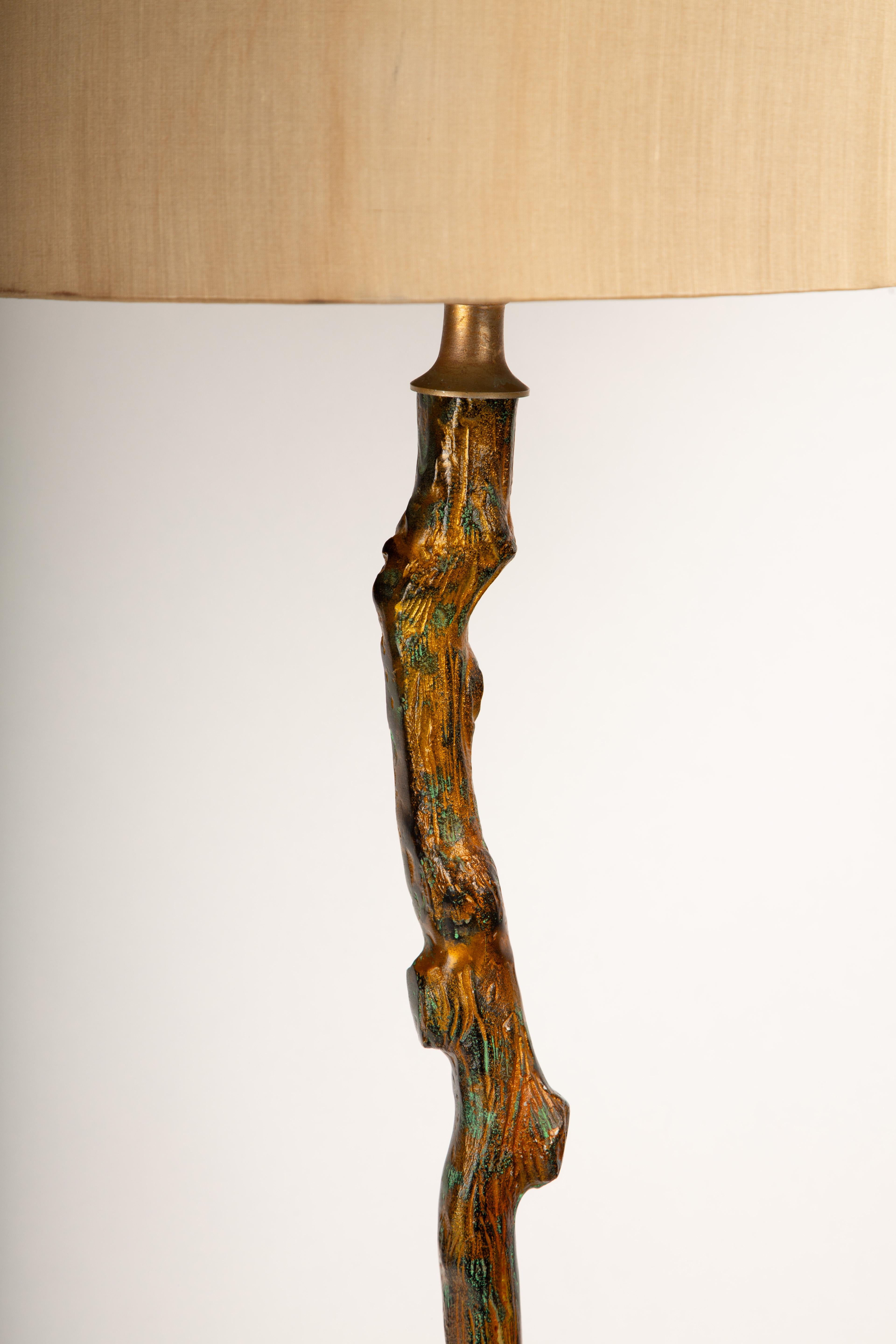 Metal Pair Of Branch Lamps For Sale