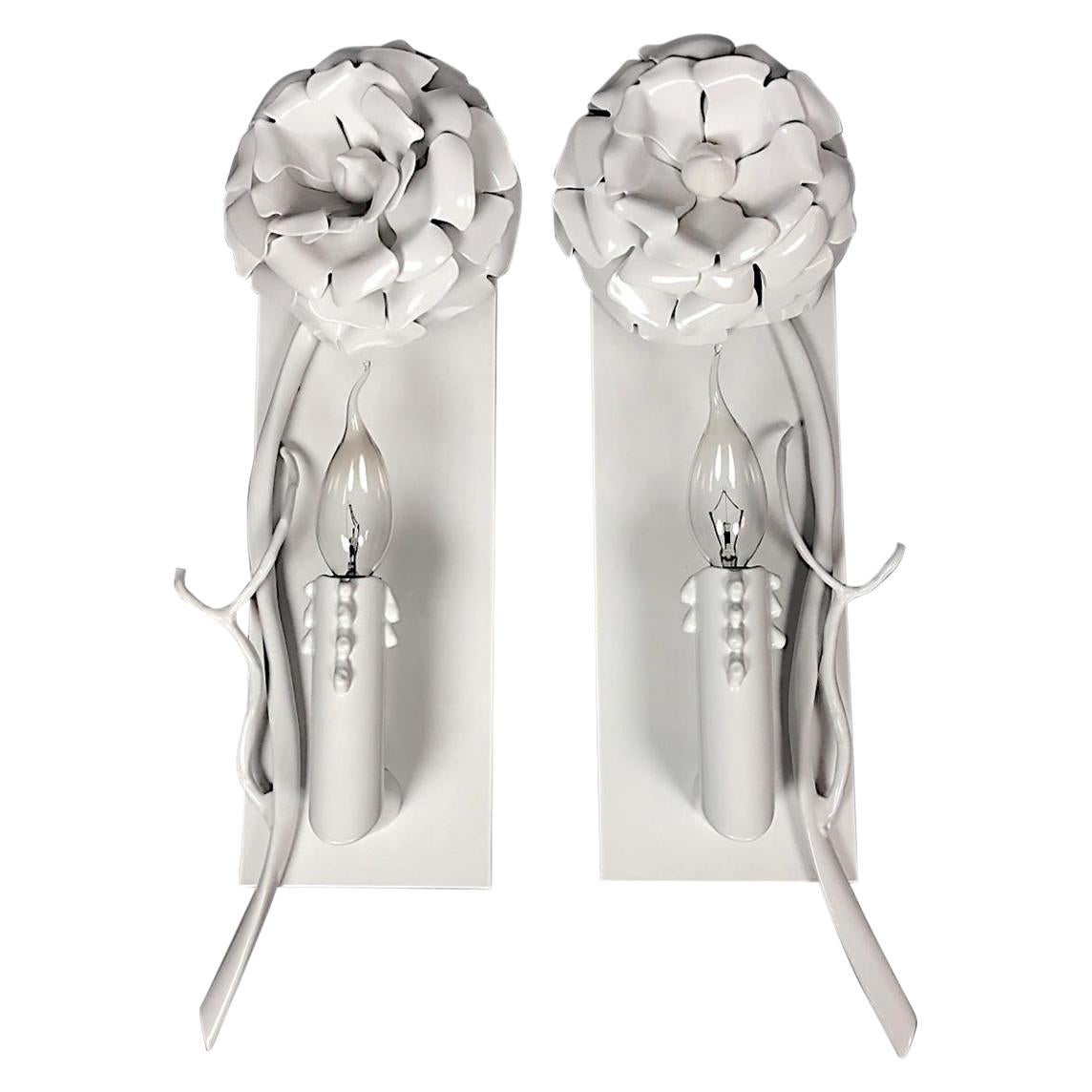 Pair of Brand van Egmond "Love You Love You Not" Wall Sconces For Sale