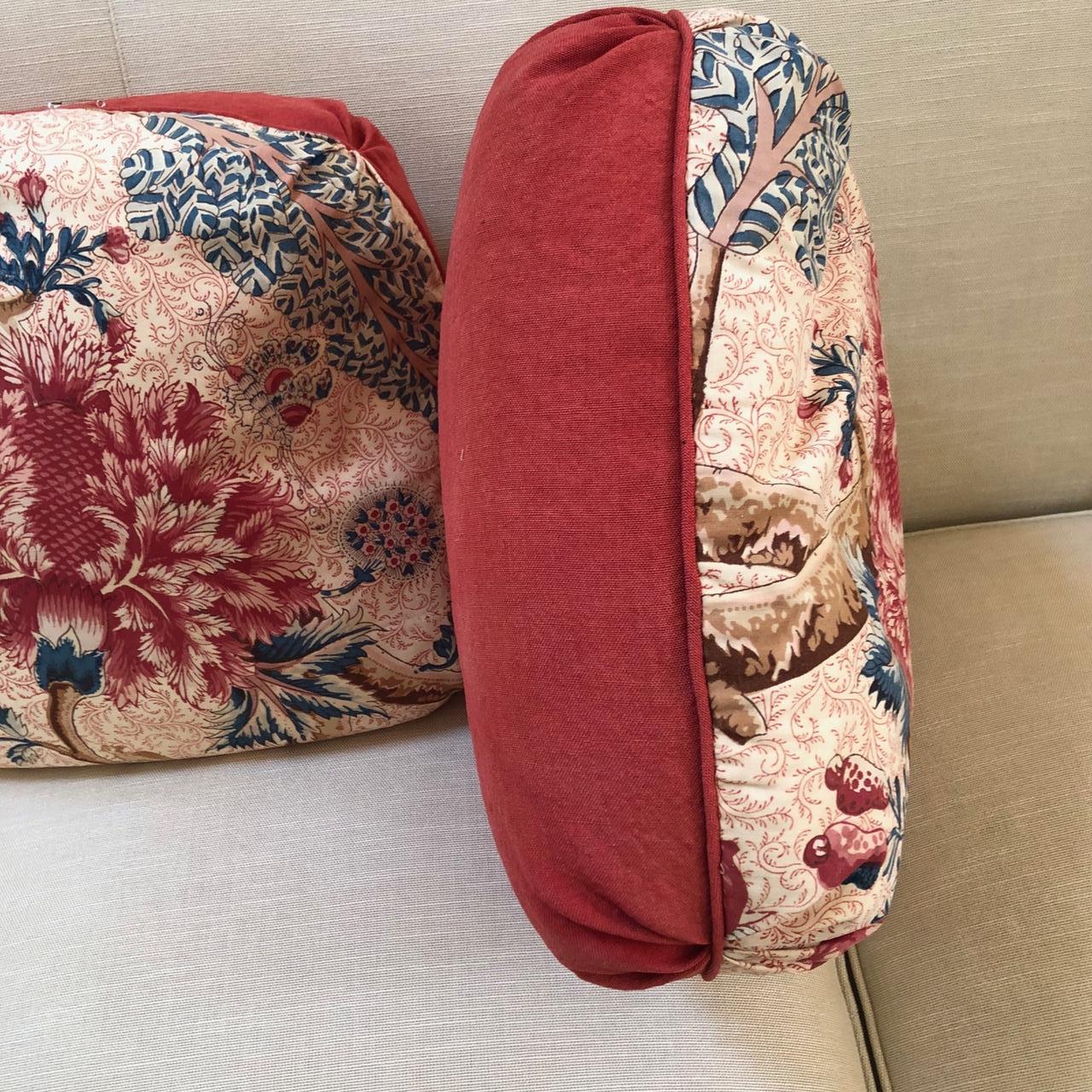 Textile Pair of Braquenié Pillows For Sale