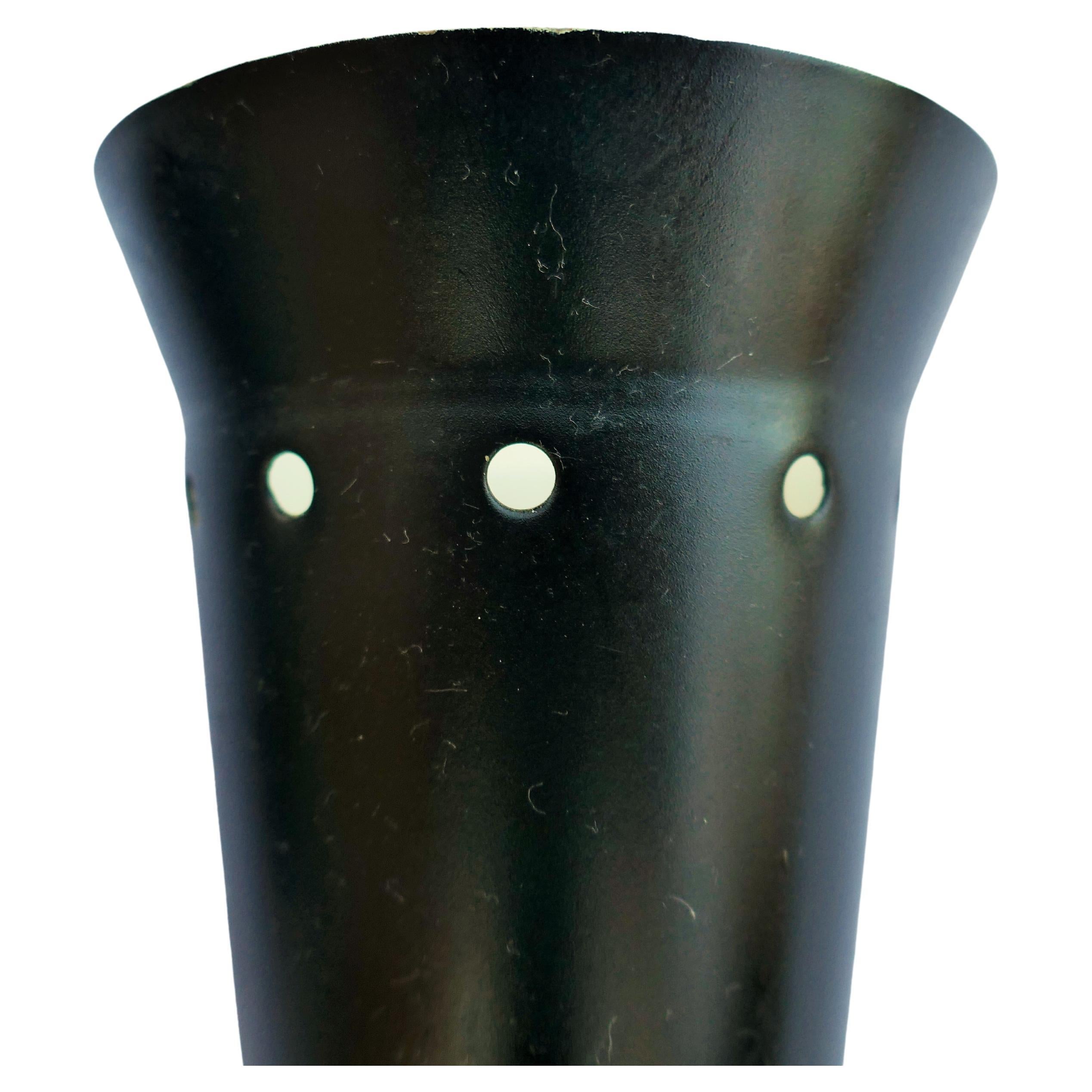 Metallo Pair of brass and metal sconces in the style of Stilnovo Arteluce in vendita