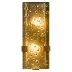 Pair of Brass and Resin Wall Sconces