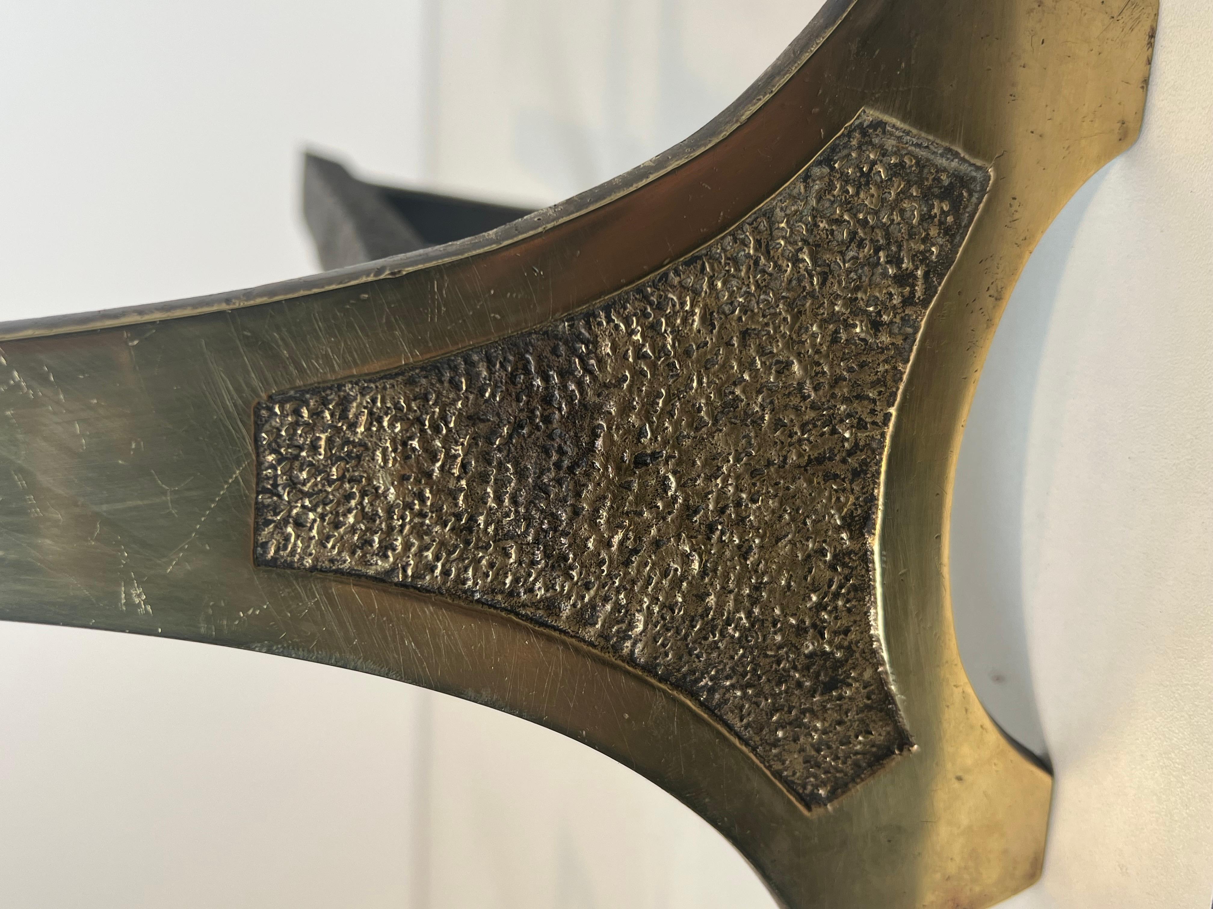 Coppia di androni in ottone in stile Arts & Crafts in vendita 10