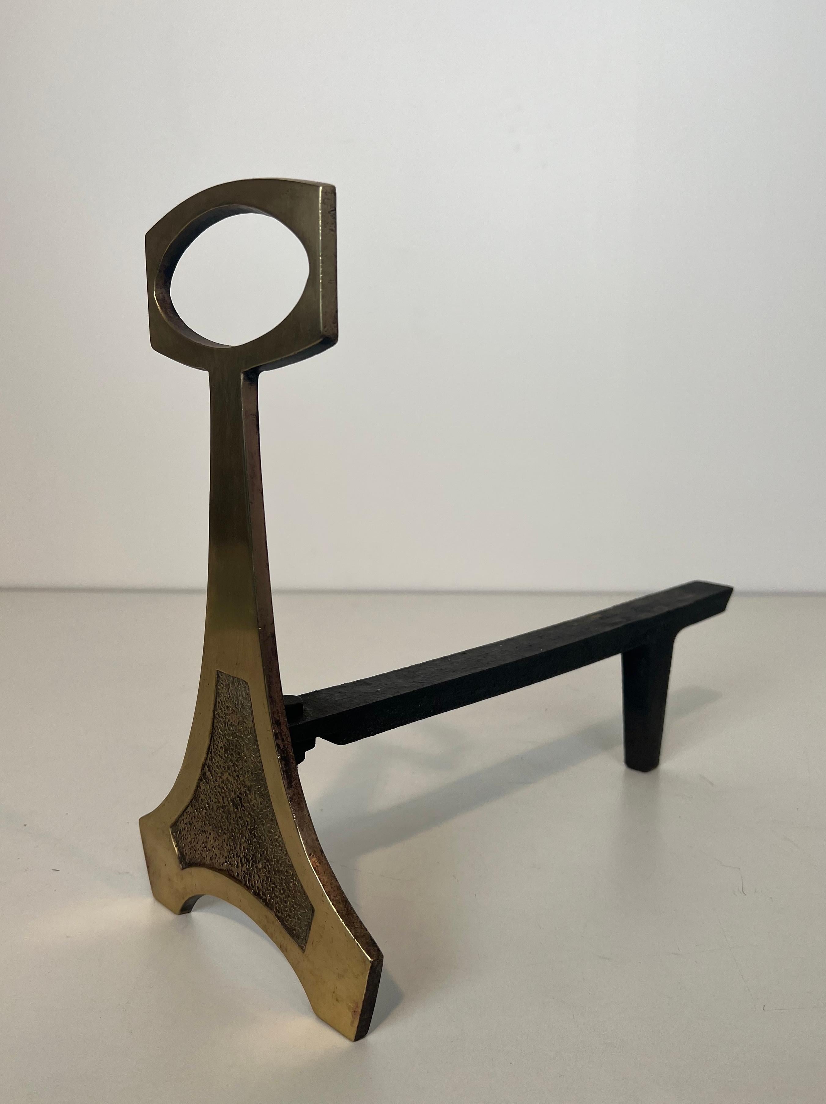 Coppia di androni in ottone in stile Arts & Crafts in vendita 1