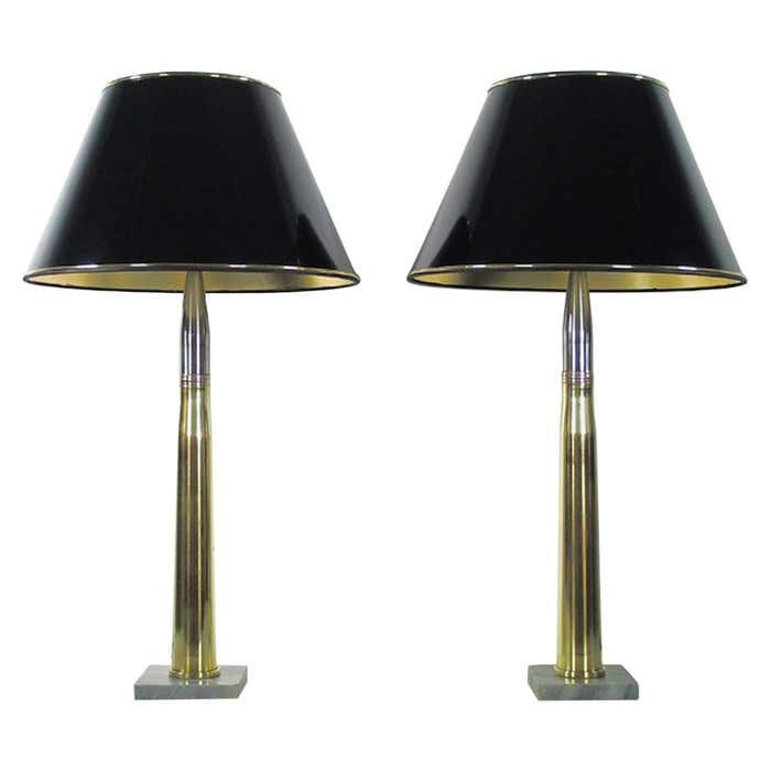 Pair of Brass Artillery Shell Case Table Lamps For Sale at 1stDibs ...
