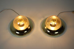 Pair of Brass Austria Wall Lamps, 1950's