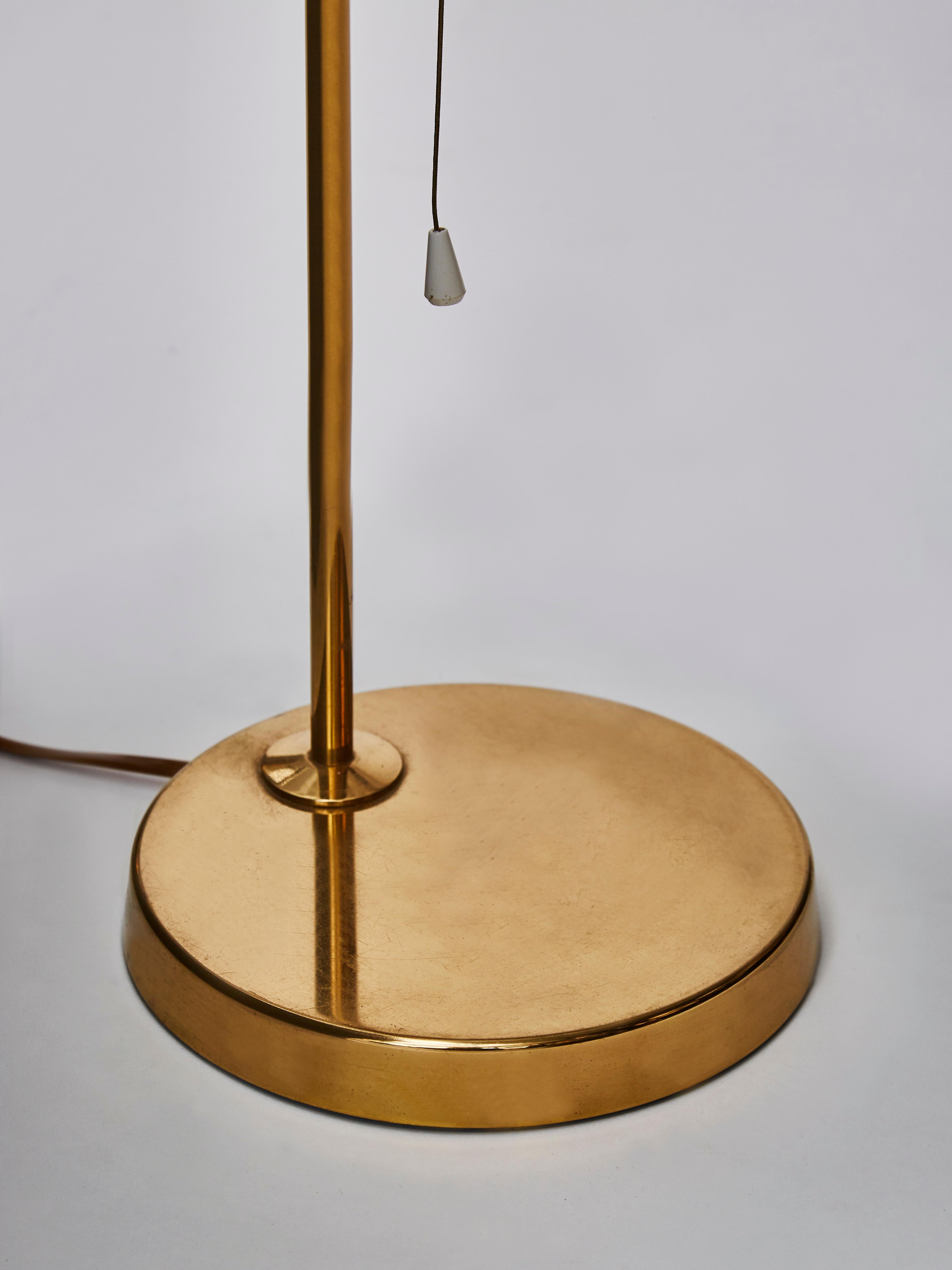 Mid-20th Century Pair of Brass B-075 Bergboms Table Lamps