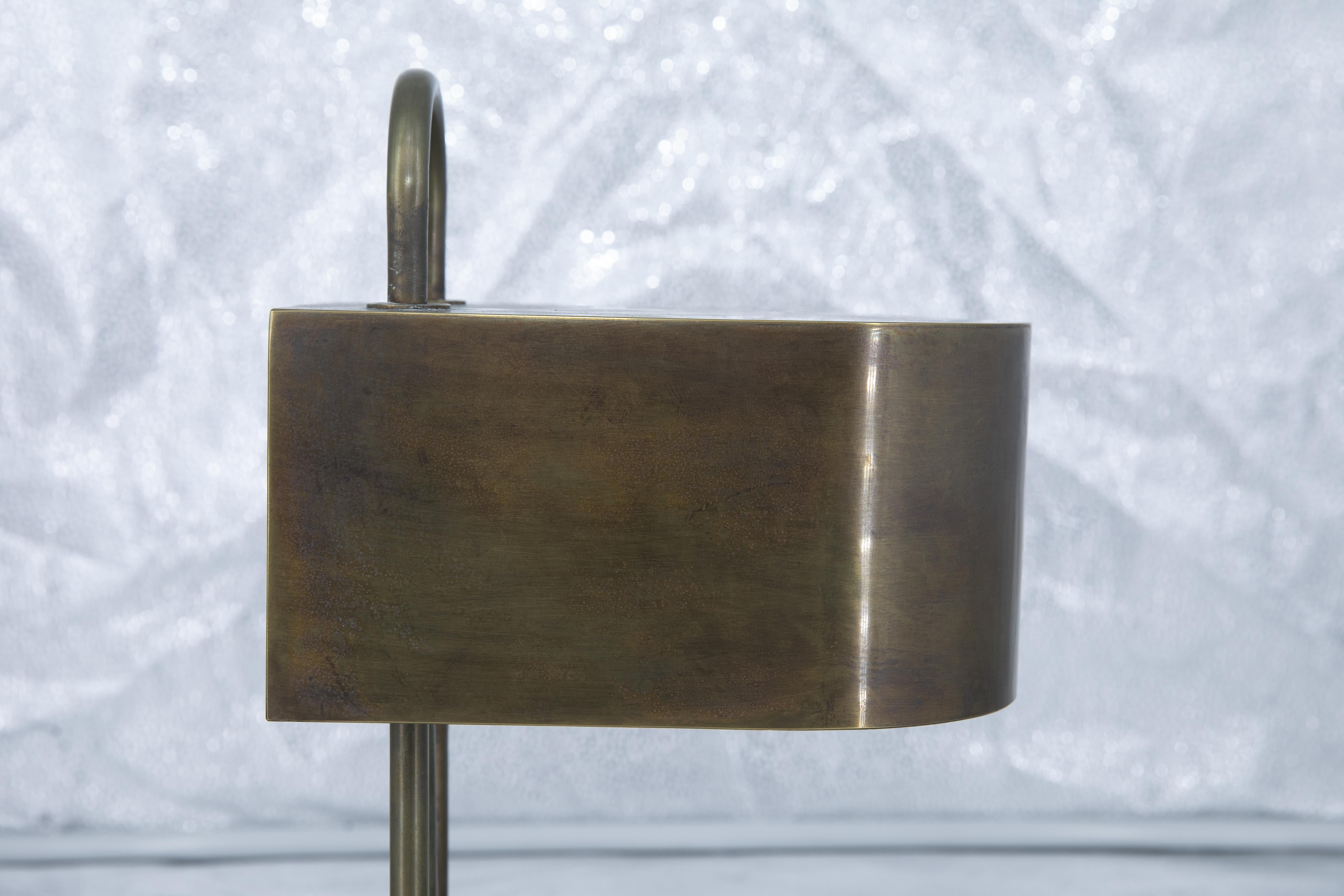 Pair of Brass Bauhaus Bedside Lamp, Made in Germany, 1920s-1930s 2