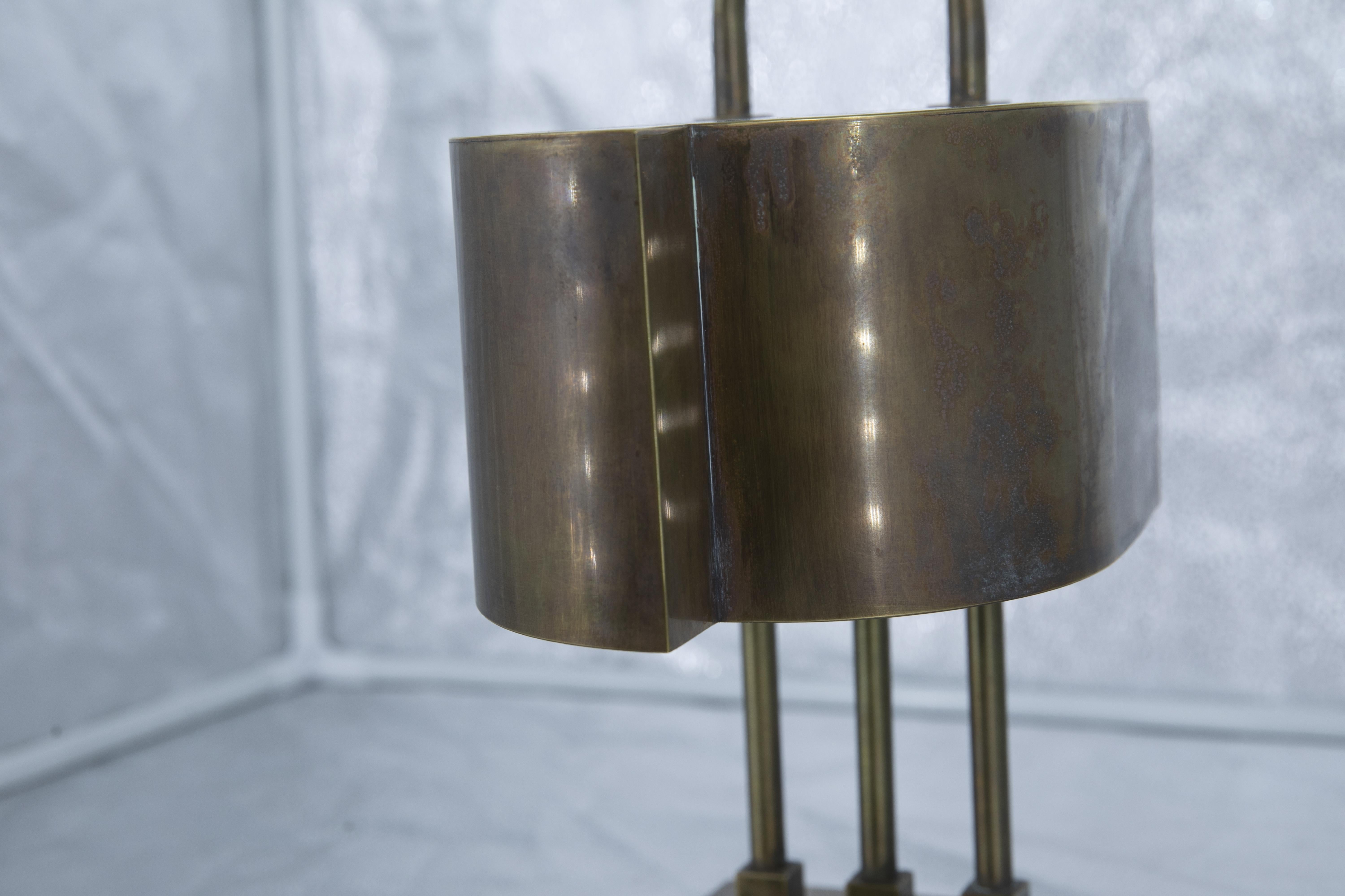 Pair of Brass Bauhaus Bedside Lamp, Made in Germany, 1920s-1930s 3