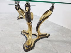 Pair of Brass Bird Coffee Tables, 1970s